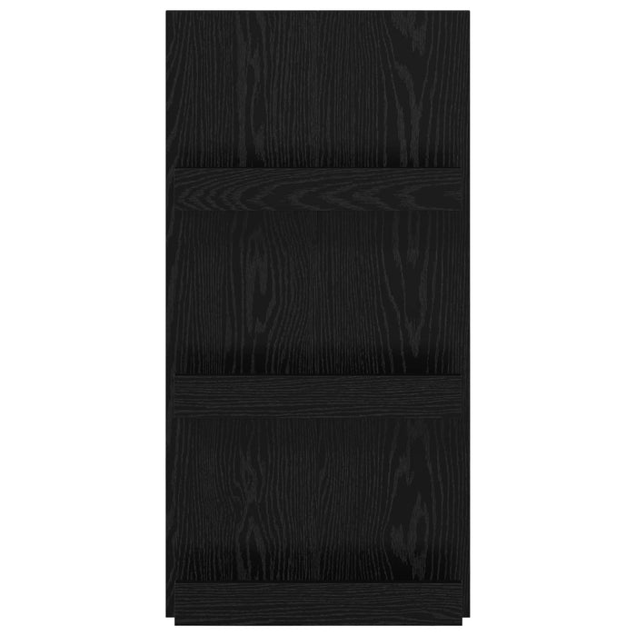 Raft pentru reviste Stejar Negru 51 x 11 x 102 cm Lemn compozit - WALTI WALTI