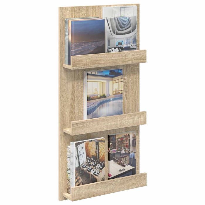 Raft pentru reviste cu raft Stejar Sonoma 51 x 11 x 102 cm - WALTI WALTI