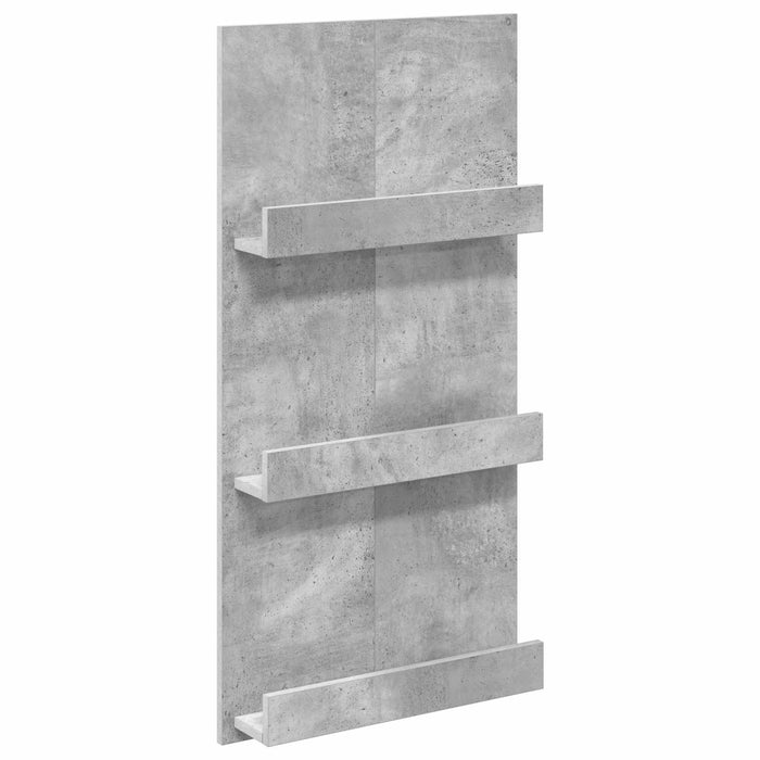 Raft pentru reviste cu raft Gri din beton 51 x 11 x 102 cm - WALTI WALTI