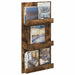 Raft pentru reviste cu raft Stejar fumuriu 51 x 11 x 102 cm - WALTI WALTI