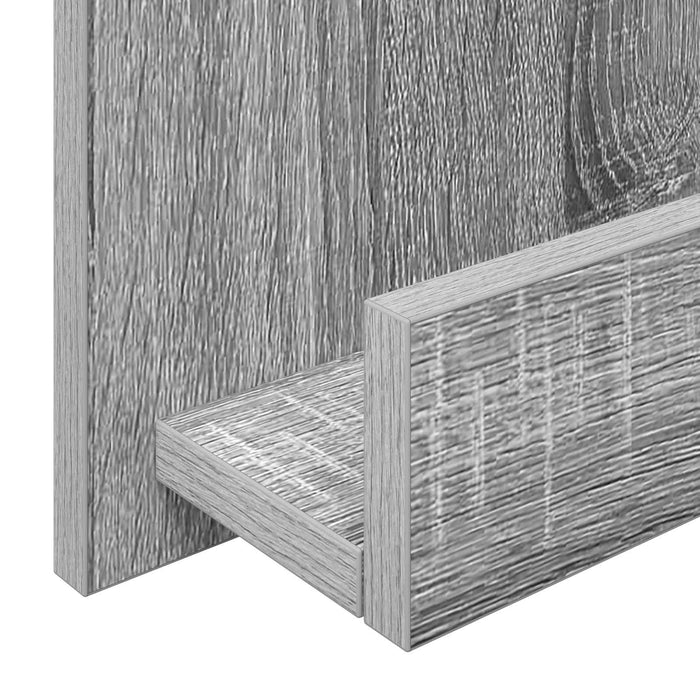 Raft pentru reviste Gri Sonoma 51 x 11 x 102 cm Lemn compozit - WALTI WALTI