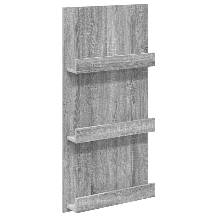 Raft pentru reviste Gri Sonoma 51 x 11 x 102 cm Lemn compozit - WALTI WALTI