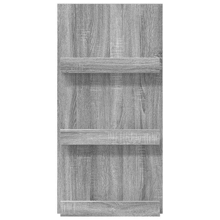 Raft pentru reviste Gri Sonoma 51 x 11 x 102 cm Lemn compozit - WALTI WALTI