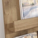 Raft pentru reviste cu raft Stejar Artizanal 51 x 11 x 102 cm - WALTI WALTI