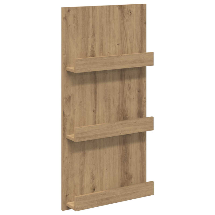 Raft pentru reviste cu raft Stejar Artizanal 51 x 11 x 102 cm - WALTI WALTI
