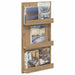 Raft pentru reviste cu raft Stejar Artizanal 51 x 11 x 102 cm - WALTI WALTI