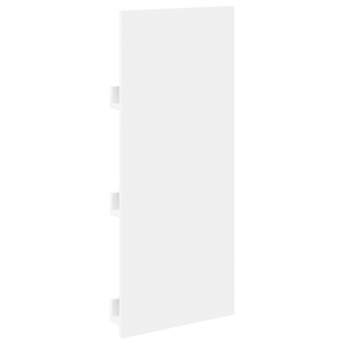 Raft pentru reviste cu raft Alb 51 x 11 x 102 cm Lemn compozit - WALTI WALTI