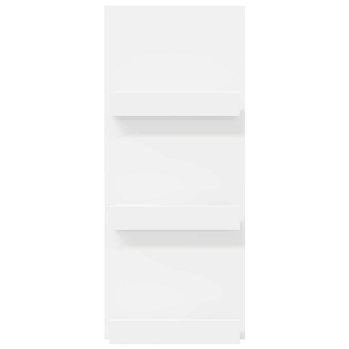 Raft pentru reviste cu raft Alb 51 x 11 x 102 cm Lemn compozit - WALTI WALTI