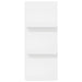 Raft pentru reviste cu raft Alb 51 x 11 x 102 cm Lemn compozit - WALTI WALTI