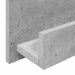 Raft pentru reviste cu raft Gri din beton 43 x 11 x 102 cm - WALTI WALTI