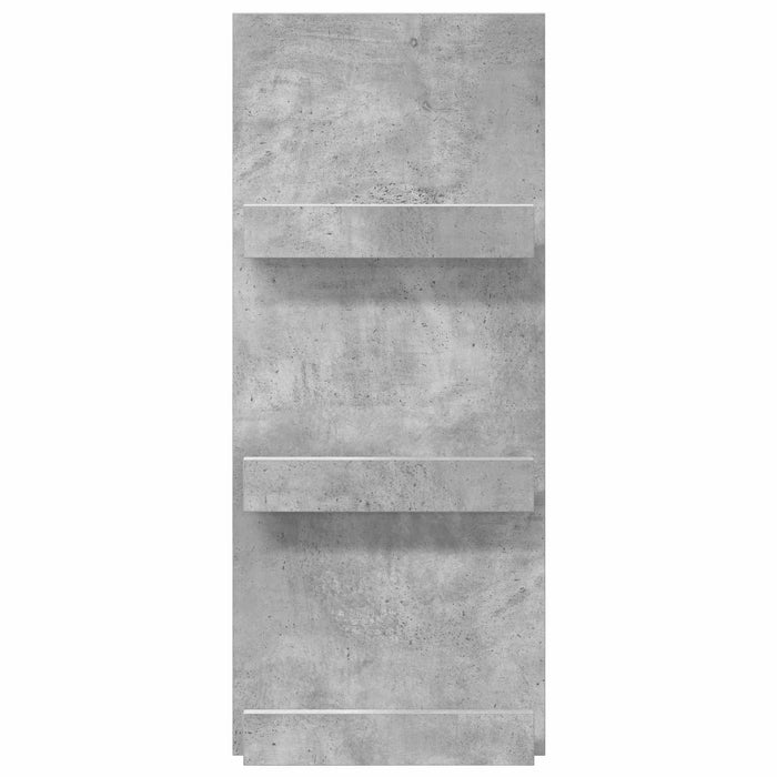 Raft pentru reviste cu raft Gri din beton 43 x 11 x 102 cm - WALTI WALTI