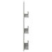 Raft pentru reviste cu raft Gri din beton 43 x 11 x 102 cm - WALTI WALTI