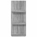 Raft pentru reviste Gri Sonoma 43 x 11 x 102 cm Lemn compozit - WALTI WALTI