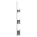 Raft pentru reviste Gri Sonoma 43 x 11 x 102 cm Lemn compozit - WALTI WALTI