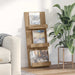Raft pentru reviste cu raft Stejar Artizanal 43 x 11 x 102 cm - WALTI WALTI