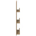Raft pentru reviste cu raft Stejar Artizanal 43 x 11 x 102 cm - WALTI WALTI
