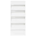 Raft pentru reviste cu raft Alb 70 x 41 x 156 cm Lemn compozit - WALTI WALTI