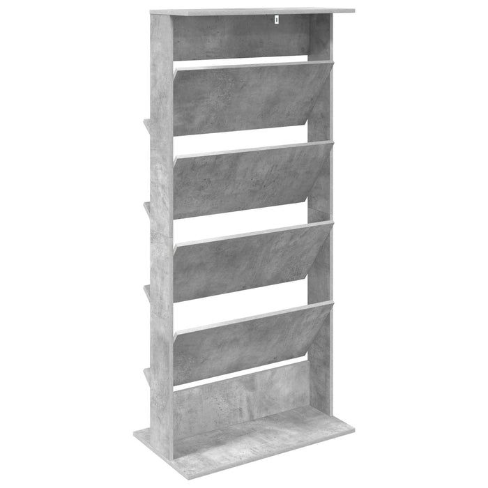 Raft pentru reviste cu raft Gri din beton 70 x 41 x 156 cm - WALTI WALTI