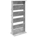 Raft pentru reviste cu raft Gri din beton 70 x 41 x 156 cm - WALTI WALTI