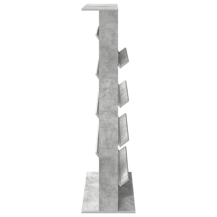 Raft pentru reviste cu raft Gri din beton 70 x 41 x 156 cm - WALTI WALTI