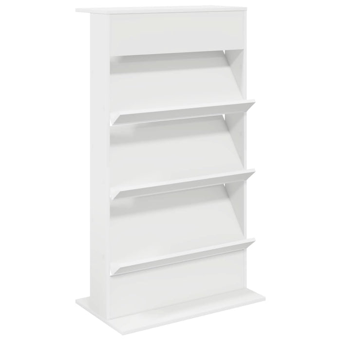 Raft pentru reviste cu raft Alb 70 x 41 x 126 cm Lemn compozit - WALTI WALTI
