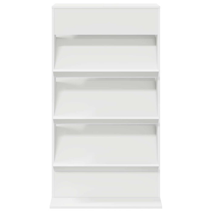 Raft pentru reviste cu raft Alb 70 x 41 x 126 cm Lemn compozit - WALTI WALTI