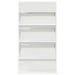 Raft pentru reviste cu raft Alb 70 x 41 x 126 cm Lemn compozit - WALTI WALTI