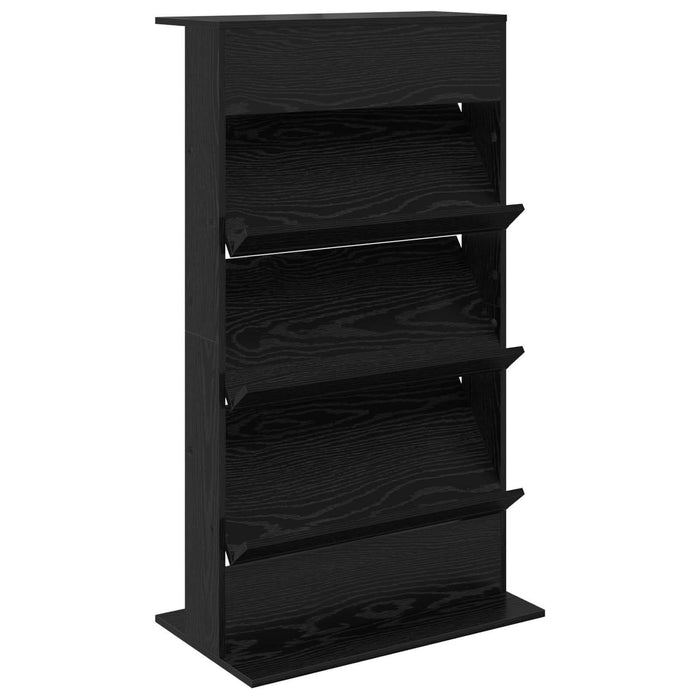 Raft pentru reviste Stejar Negru 70 x 41 x 126 cm Lemn compozit - WALTI WALTI
