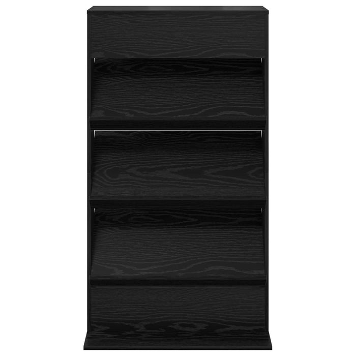 Raft pentru reviste Stejar Negru 70 x 41 x 126 cm Lemn compozit - WALTI WALTI
