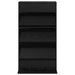 Raft pentru reviste Stejar Negru 70 x 41 x 126 cm Lemn compozit - WALTI WALTI