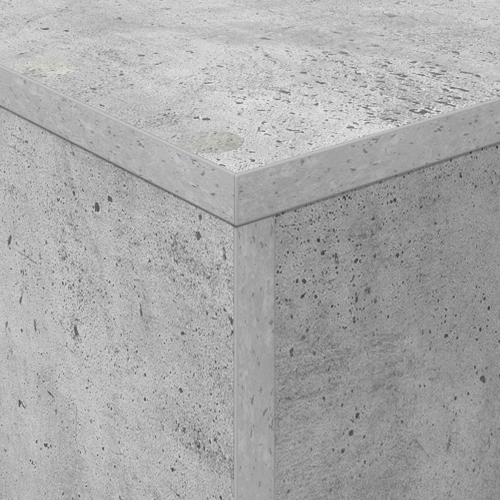 Raft pentru reviste cu raft Gri din beton 70 x 41 x 126 cm - WALTI WALTI