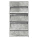 Raft pentru reviste cu raft Gri din beton 70 x 41 x 126 cm - WALTI WALTI
