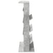 Raft pentru reviste cu raft Gri din beton 70 x 41 x 126 cm - WALTI WALTI