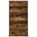 Raft pentru reviste cu raft Stejar fumuriu 70 x 41 x 126 cm - WALTI WALTI
