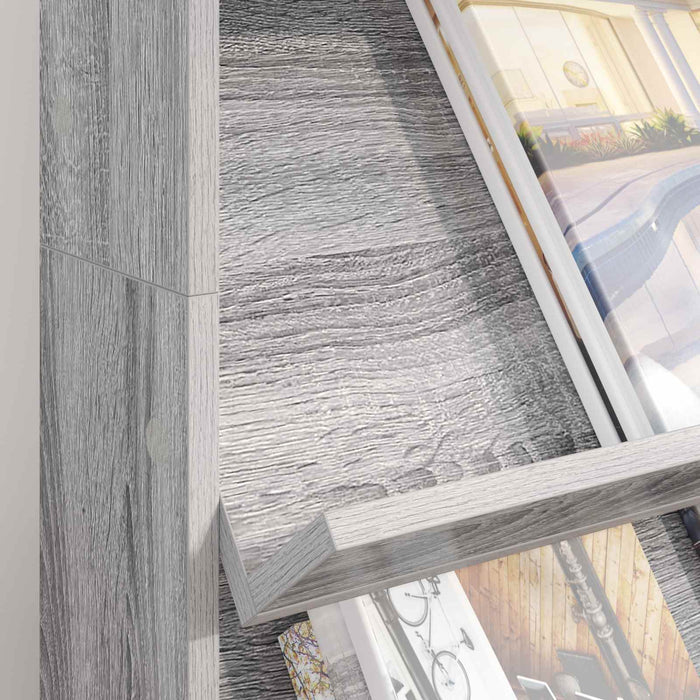 Raft pentru reviste Gri Sonoma 70 x 41 x 126 cm Lemn compozit - WALTI WALTI
