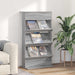 Raft pentru reviste Gri Sonoma 70 x 41 x 126 cm Lemn compozit - WALTI WALTI