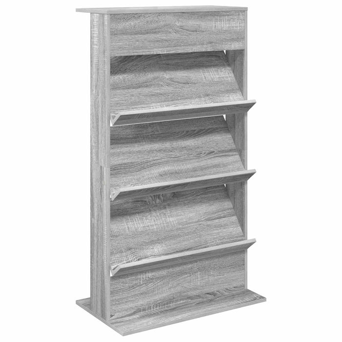 Raft pentru reviste Gri Sonoma 70 x 41 x 126 cm Lemn compozit - WALTI WALTI