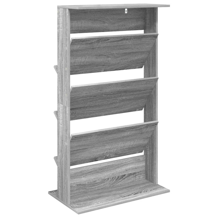 Raft pentru reviste Gri Sonoma 70 x 41 x 126 cm Lemn compozit - WALTI WALTI