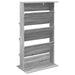 Raft pentru reviste Gri Sonoma 70 x 41 x 126 cm Lemn compozit - WALTI WALTI