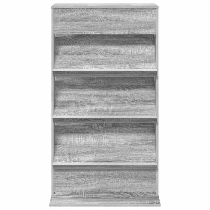 Raft pentru reviste Gri Sonoma 70 x 41 x 126 cm Lemn compozit - WALTI WALTI
