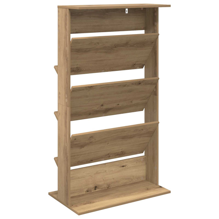 Raft pentru reviste cu raft Stejar Artizanal 70 x 41 x 126 cm - WALTI WALTI