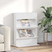 Raft pentru reviste cu raft Alb 70 x 41 x 96 cm Lemn compozit - WALTI WALTI