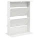 Raft pentru reviste cu raft Alb 70 x 41 x 96 cm Lemn compozit - WALTI WALTI