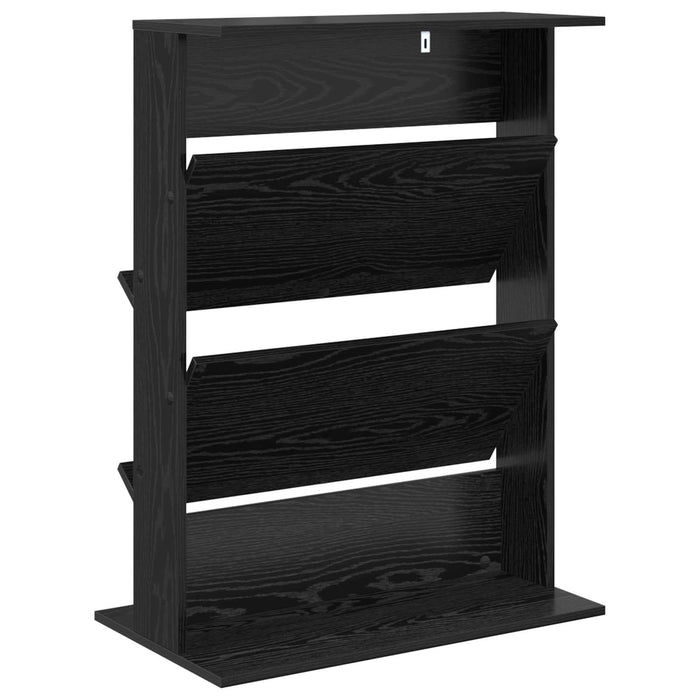Raft pentru reviste Stejar Negru 70 x 41 x 96 cm Lemn compozit - WALTI WALTI