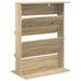 Raft pentru reviste Stejar Sonoma 70 x 41 x 96 cm Lemn compozit - WALTI WALTI