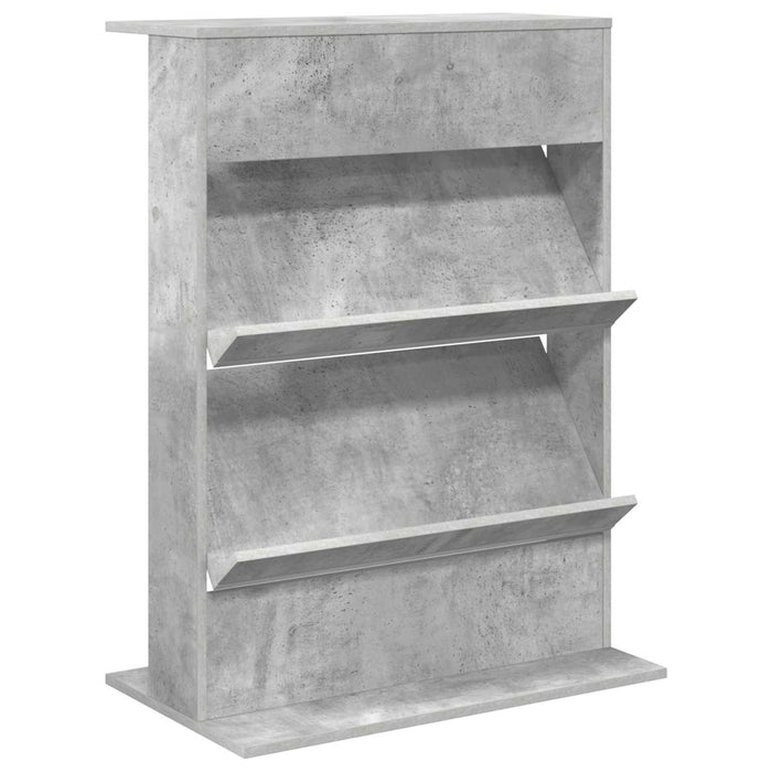 Raft pentru reviste Gri din beton 70 x 41 x 96 cm Lemn compozit - WALTI WALTI