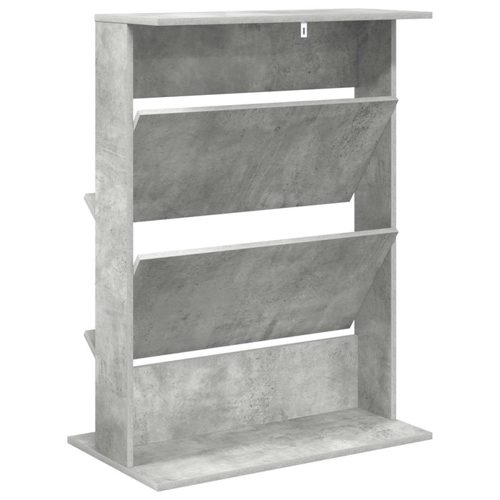 Raft pentru reviste Gri din beton 70 x 41 x 96 cm Lemn compozit - WALTI WALTI