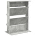 Raft pentru reviste Gri din beton 70 x 41 x 96 cm Lemn compozit - WALTI WALTI