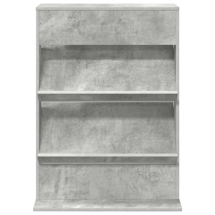 Raft pentru reviste Gri din beton 70 x 41 x 96 cm Lemn compozit - WALTI WALTI