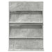Raft pentru reviste Gri din beton 70 x 41 x 96 cm Lemn compozit - WALTI WALTI
